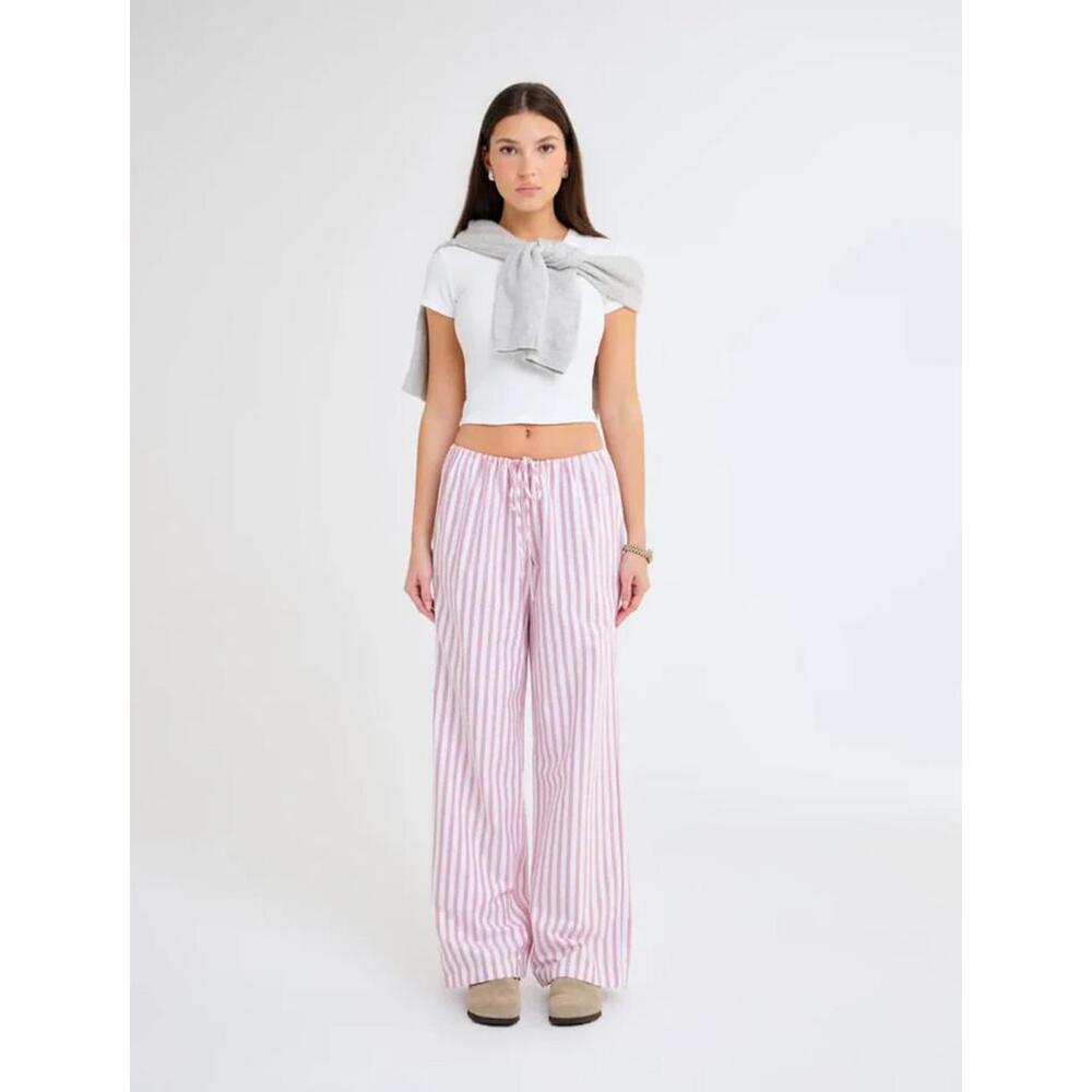 NWT! Rumored Easy Drawstring Pant in Cupid Stripe Size XS